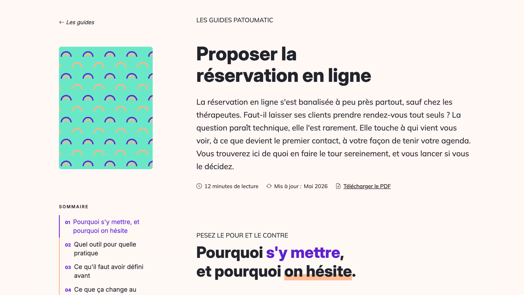Des guides pour accompagner votre installation
