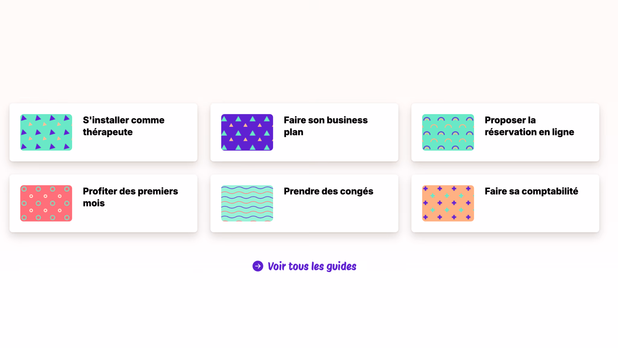Sept nouveaux guides pratiques