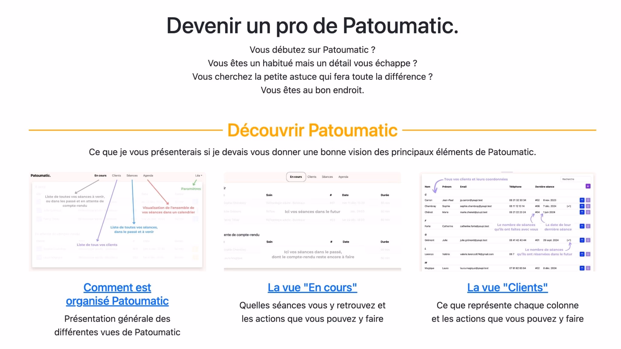 Les tutoriels sont en ligne